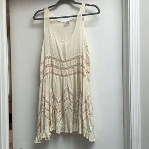 Free People Intimate bohemian dress 👗 cream color perfect condition!